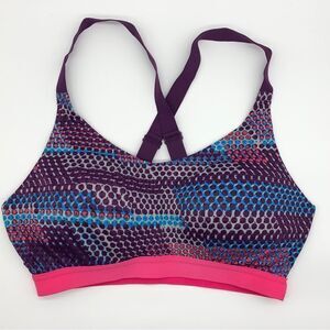 Victoria’s Secret VSX Sport Sports Bra Purple Pink Multi Size 34C